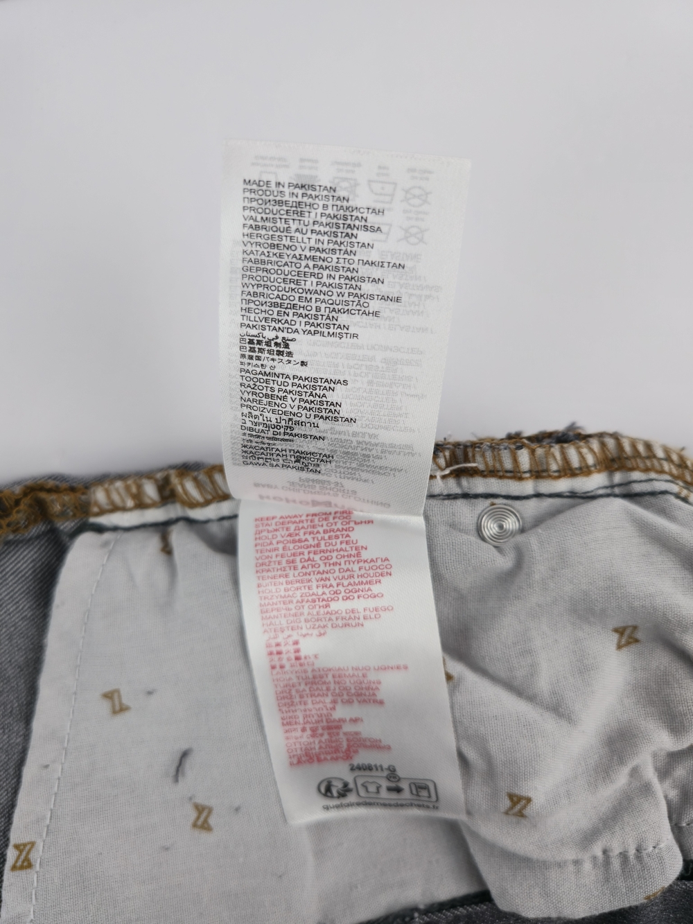 Koko Noko, Boy Jean Denim Shorts, Light Grey, 2Y - Picture 9 of 11